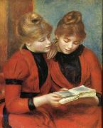 Young Girls Reading renoir
